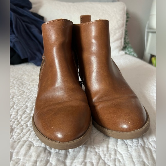 Brown Heel Booties - Picture 2 of 6